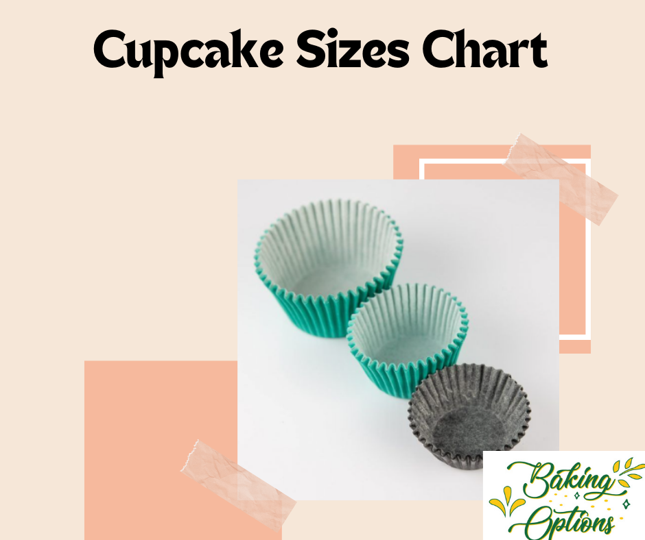 cupcake sizes chart