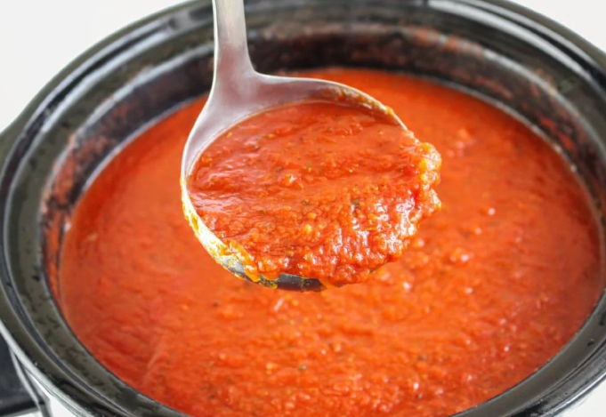 Instructions of Slow Cooker Marinara Sauce