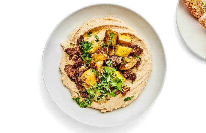 Step By Step Procedure to Make Hummus With Lamb