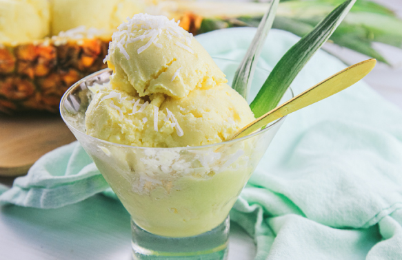 Pineapple Coconut Sorbet