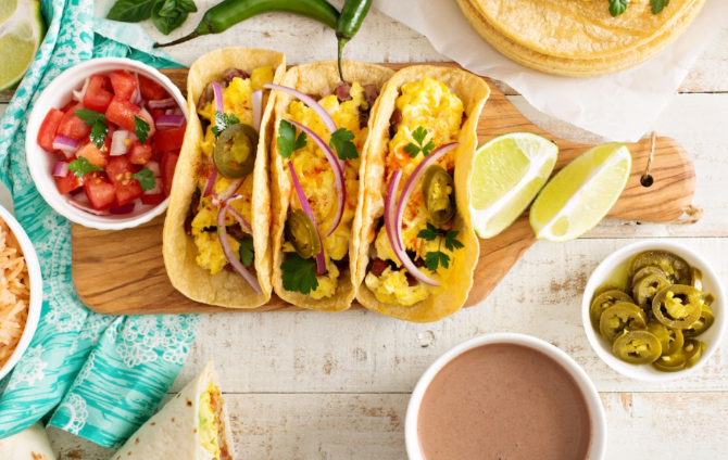 How to make Mexican breakfast tacos recipe